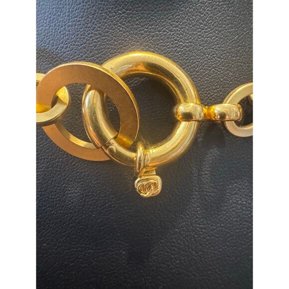 Chanel Vintage Barbie Pendant Necklace 20" 95P 24k Gold Plated Authentic CoA - Picture 4 of 6